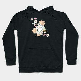 Roses flower, flowers, rose, rose flowers, simple design, floral Hoodie